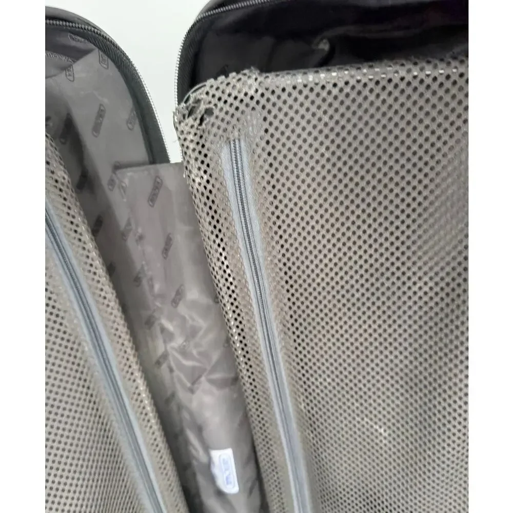 Rimowa Essential Check In Suitcase Salsa Polycarbonate Black Gloss As Is